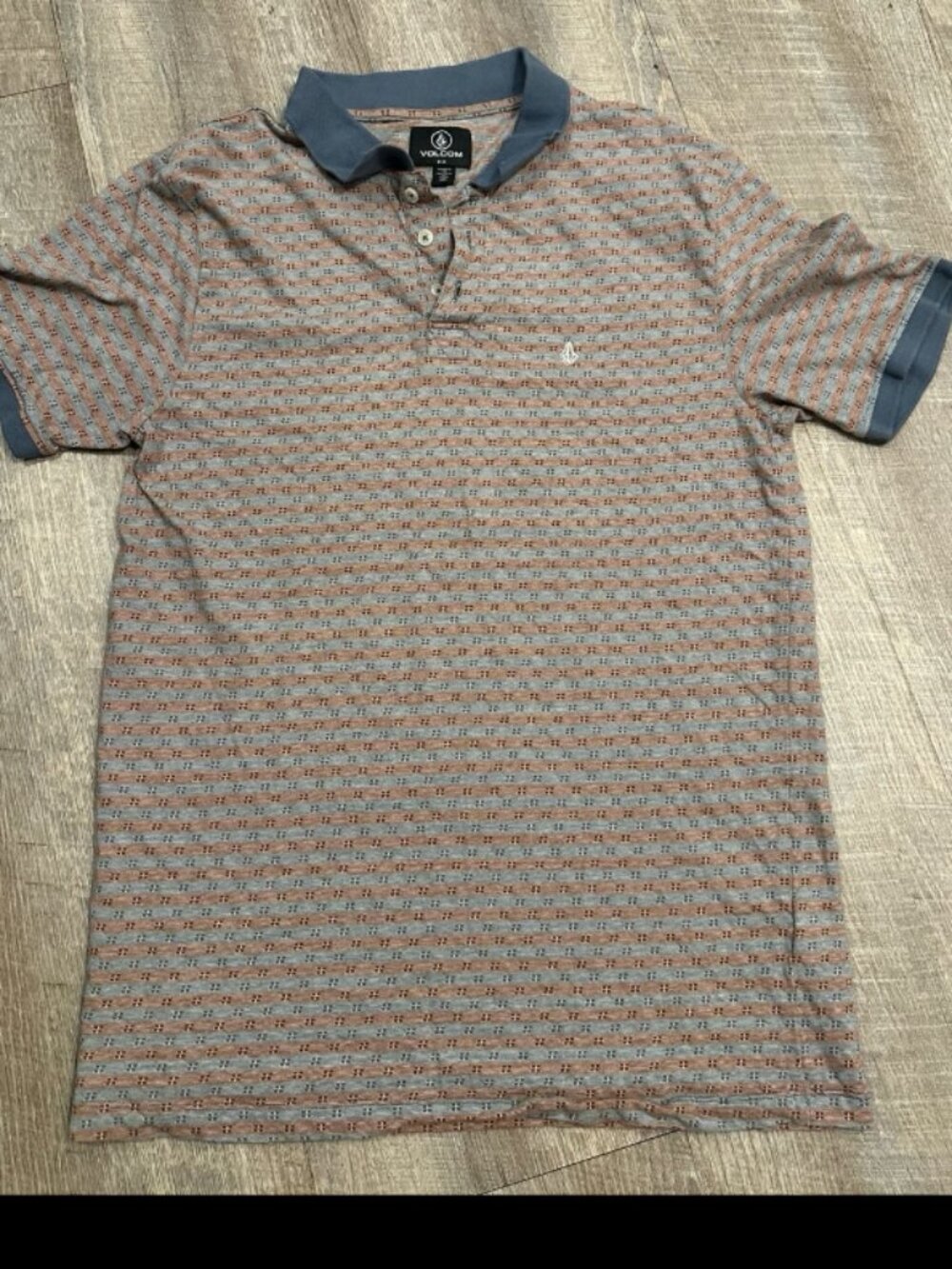 Y2K Volcom Polo Shirt Mens Medium